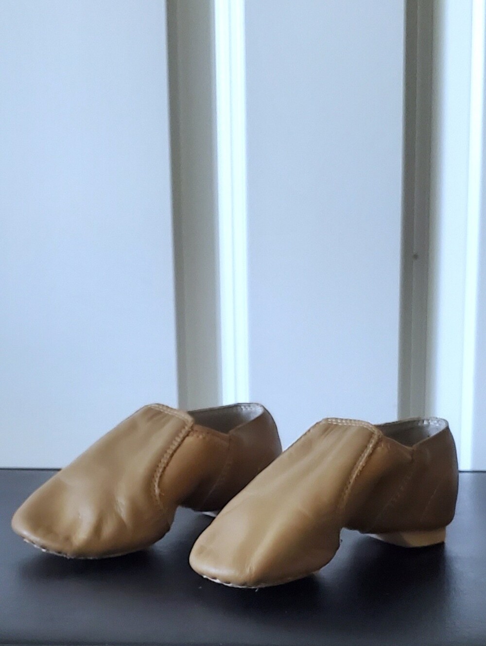 Dynadans Toddler Tan Split Sole Leather Jazz Shoe
